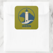 Bern Schweiz Europa Quadratischer Aufkleber (Tasche)