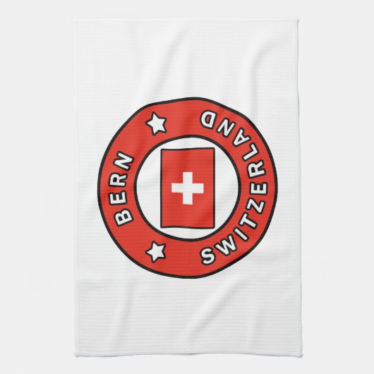 Bern - Schweiz Geschirrtuch (Vertikal)