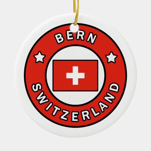 Bern - Schweiz Keramik Ornament (Vorne)