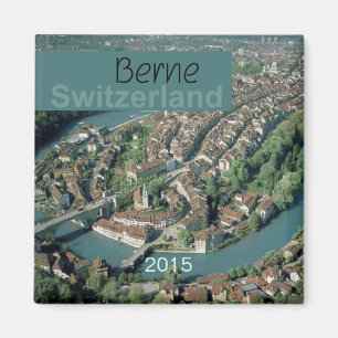 Bern Schweiz Kühlschrankmagnet Jahreswechsel