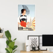 Bern Schweiz Kunst Druck Schweizer Reiseplakat Poster (Heimbüro)