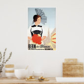 Bern Schweiz Kunst Druck Schweizer Reiseplakat Poster (Küche)