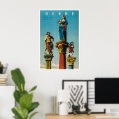 Bern Schweiz Kunst Druck Schweizer Reiseplakat Poster (Heimbüro)