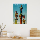 Bern Schweiz Kunst Druck Schweizer Reiseplakat Poster (Küche)