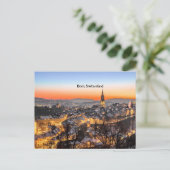 Bern, Schweiz Panoramasicht Postkarte (Stehend Vorderseite)