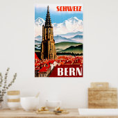 Bern, Schweiz Poster (Küche)