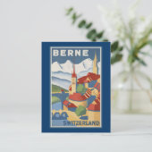 Bern Schweiz Postkarte (Stehend Vorderseite)