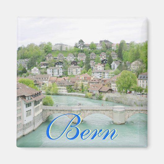 Bern, Schweiz Quadratischer Magnet (Vorne)