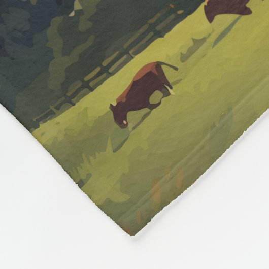 Bern Schweiz Reisen Vintag Fleecedecke (Ecke)