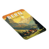 Bern Schweiz Reisen Vintag Magnet (Rechte Seite)