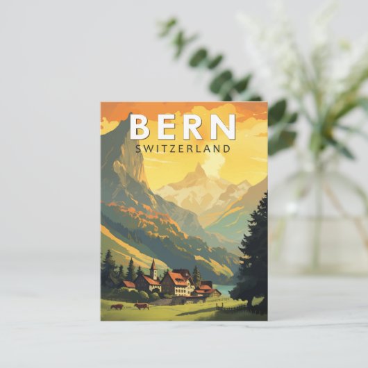 Bern Schweiz Reisen Vintag Postkarte