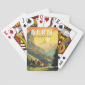 Bern Schweiz Reisen Vintag Spielkarten (Rückseite)