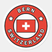 Bern - Schweiz Runder Aufkleber (Vorderseite)