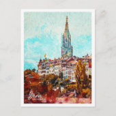 Bern Schweiz Schöne Ölstadt Postkarte (Vorderseite)