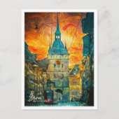 Bern Schweiz Schönes Öl Landschaft Postkarte (Vorderseite)