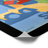 Bern, Schweiz, Vintage Poster, Poster (Ecke)