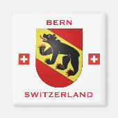 Bern Schweiz Wappen Magnet (Vorne)