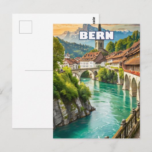 Bern, Schweizer Perle Postkarte (Vorne/Hinten)