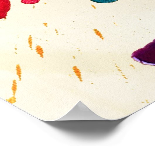 Bern Skyline Poster (Ecke)