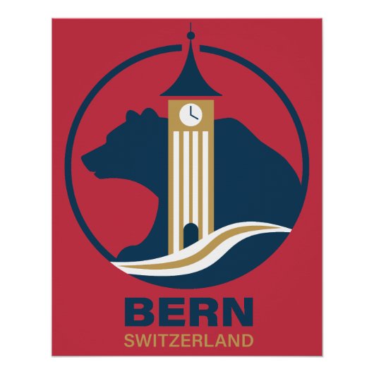 Bern Switzerland Europe Poster (Vorderseite)