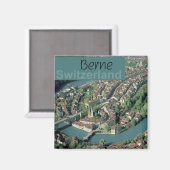 Bern Switzerland Travel Souvenir Kühlschrankmagnet (Vorderseite/Rückseite)