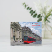 Bern Tram Postkarte (Stehend Vorderseite)