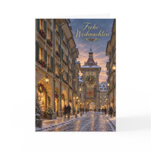 Bern Zytglogge Frohe Weihnachten