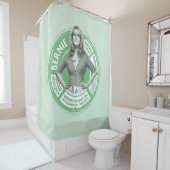 Bernadette Info Graphic Duschvorhang (Beispiel)