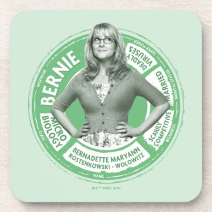 Bernadette Info Graphic Getränkeuntersetzer