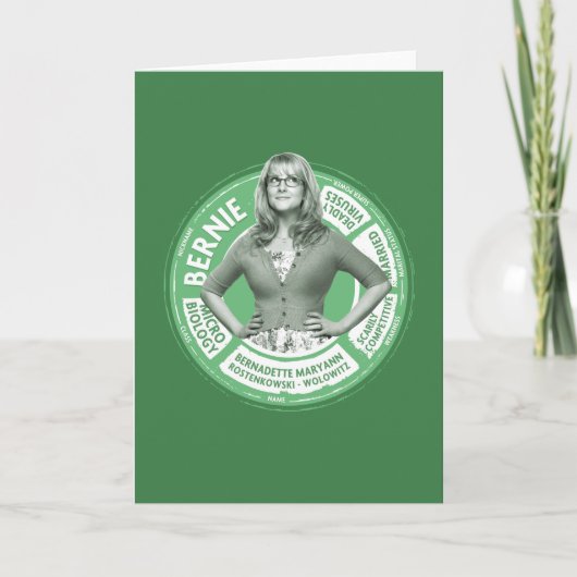 Bernadette Info Graphic Karte (Vorderseite)