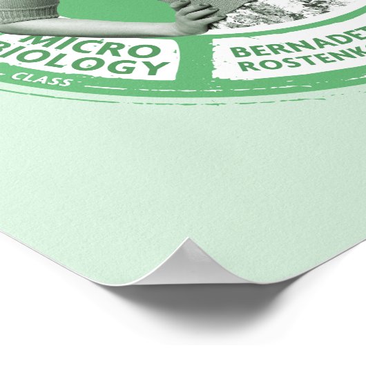 Bernadette Info Graphic Poster (Ecke)