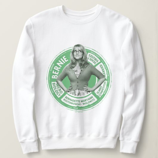 Bernadette Info Graphic Sweatshirt (Design vorne)