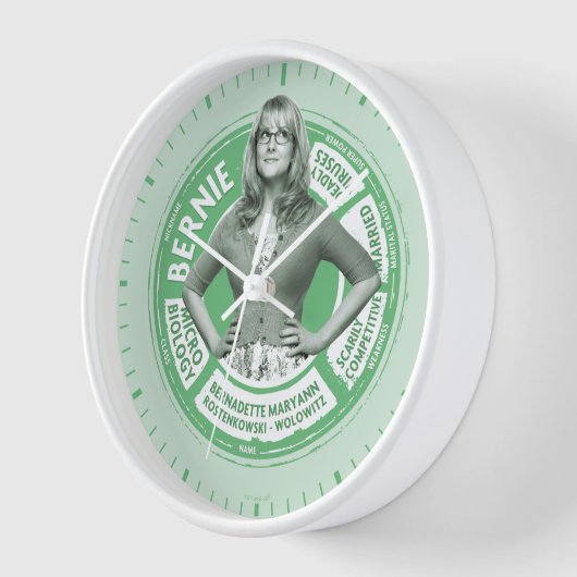 Bernadette Info Graphic Uhr (Winkel)