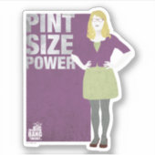 Bernadette | Pint Size Power Aufkleber (Vorderseite)