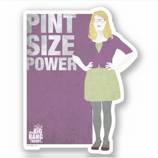 Bernadette | Pint Size Power Aufkleber (Vorderseite)