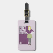 Bernadette | Pint Size Power Gepäckanhänger (Vorderseite vertikal)