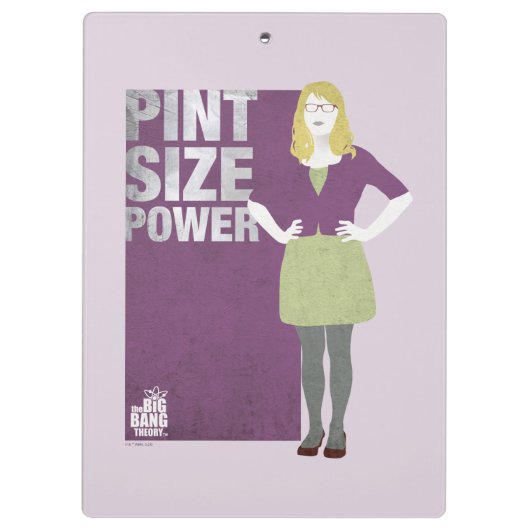 Bernadette | Pint Size Power Klemmbrett (Rückseite)