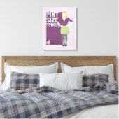 Bernadette | Pint Size Power Leinwanddruck (Insitu (Schlafzimmer))