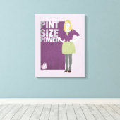 Bernadette | Pint Size Power Leinwanddruck (Insitu (Holzboden))