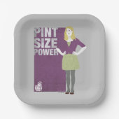 Bernadette | Pint Size Power Pappteller (Vorderseite)