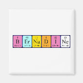 Bernadiner Periodenmagnet Magnet (Vorne)