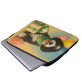 Bernadoodle Birthday Laptopschutzhülle (Vorne Knopf)