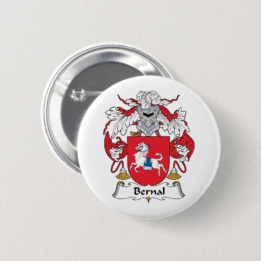 Bernal Familienwappen Button (Vorne & Hinten)