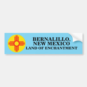 BERNALILLO, NEUES MEXIKO-LAND DER ENCHANTIERUNG AUTOAUFKLEBER
