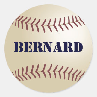 Bernard Baseball Sticker / Siegel