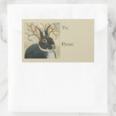 Bernard, die sonnigen Geschenksticker Rechteckiger Aufkleber (Tasche)