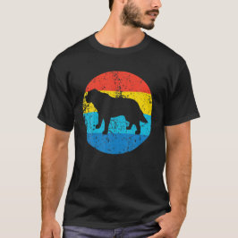 Bernard Dog Breed Silhouette Retro 1970er Jahre Ci T-Shirt