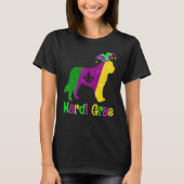 Bernard Dog Lover Mardi Gras Carnival Jester T-Shirt (Vorderseite)