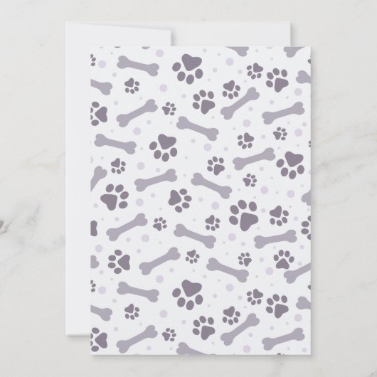 Bernard Hund Adoption, Gotcha Tag Karte (Rückseite)