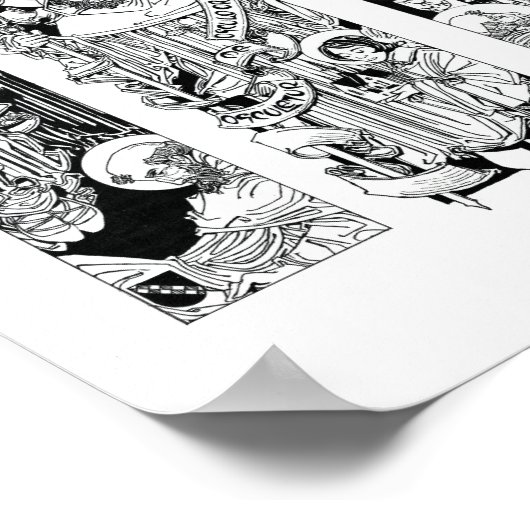 Bernard of Clairvaux Print Poster (Ecke)